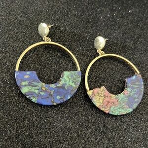 💎 New Vintage Design chunky Circle Earrings